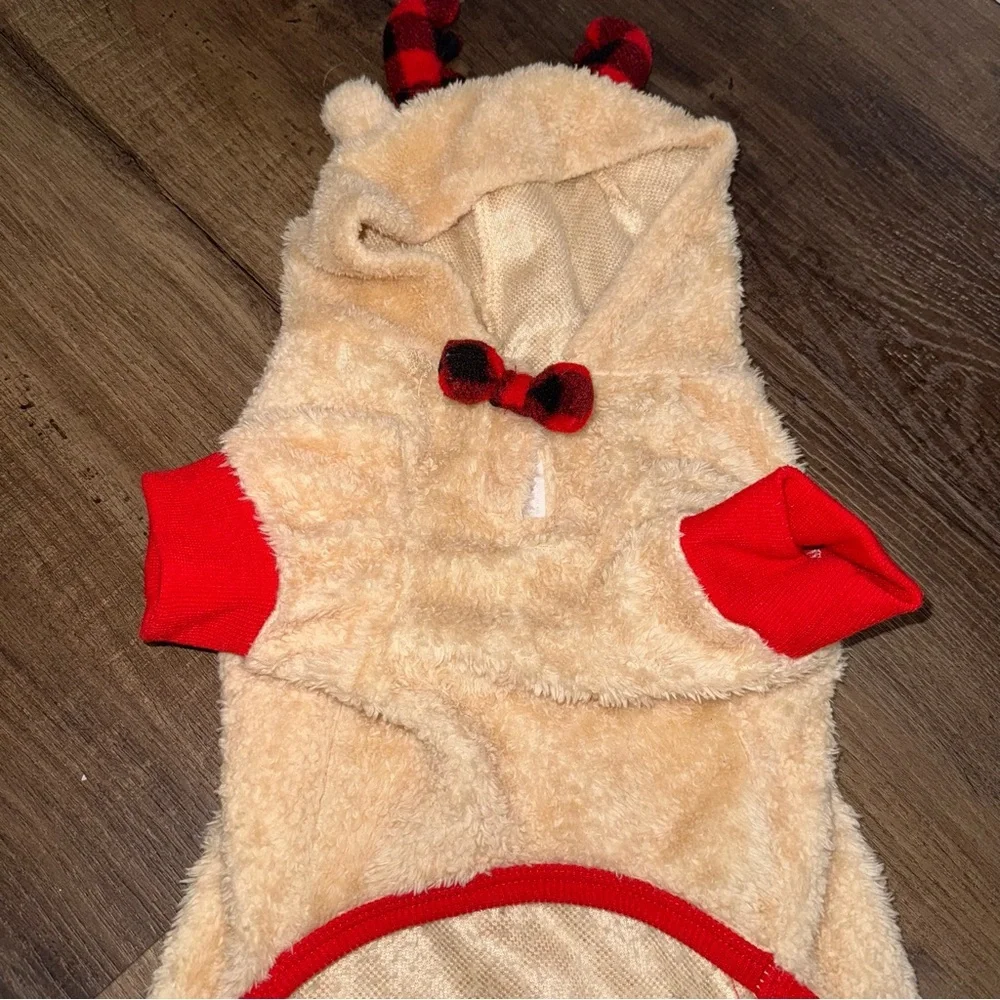 HomeGoods/TJMaxx Pet (Dog) Reindeer Holiday Pajamas Outfit